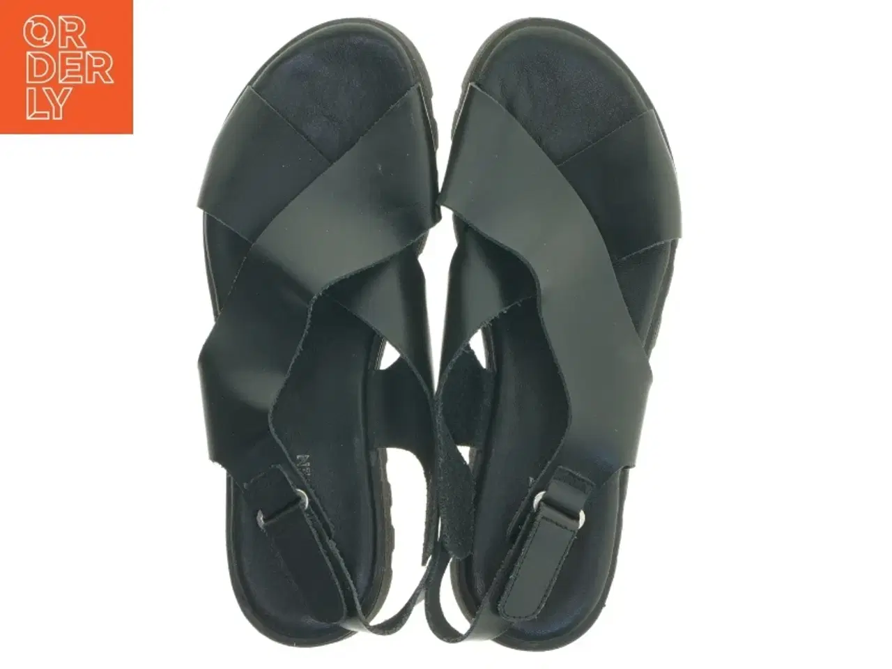 Billede 4 - Læder sandaler i størrelse 42 (str. 42 )