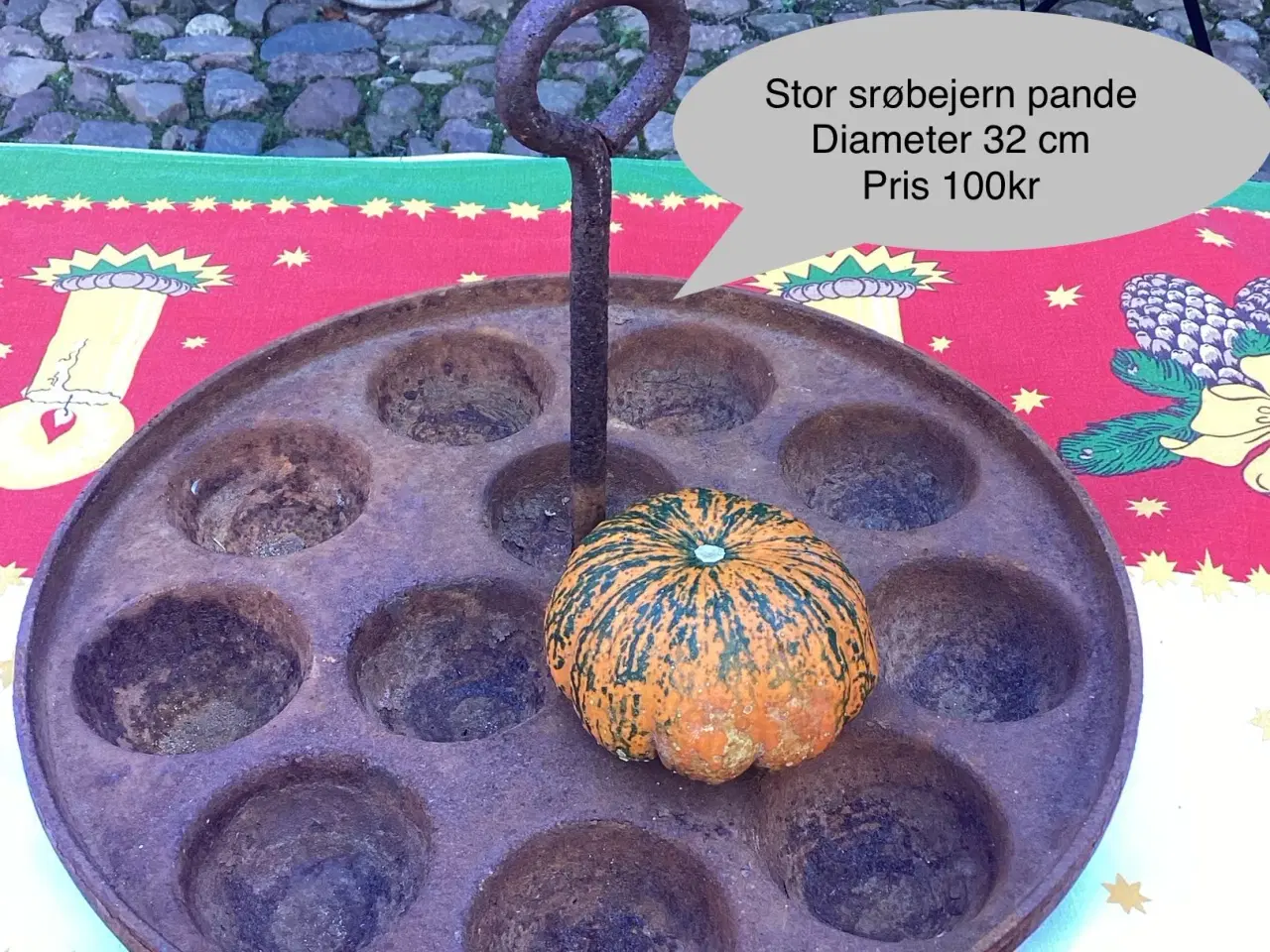 Billede 2 - Retro æbleskive pande. Stor