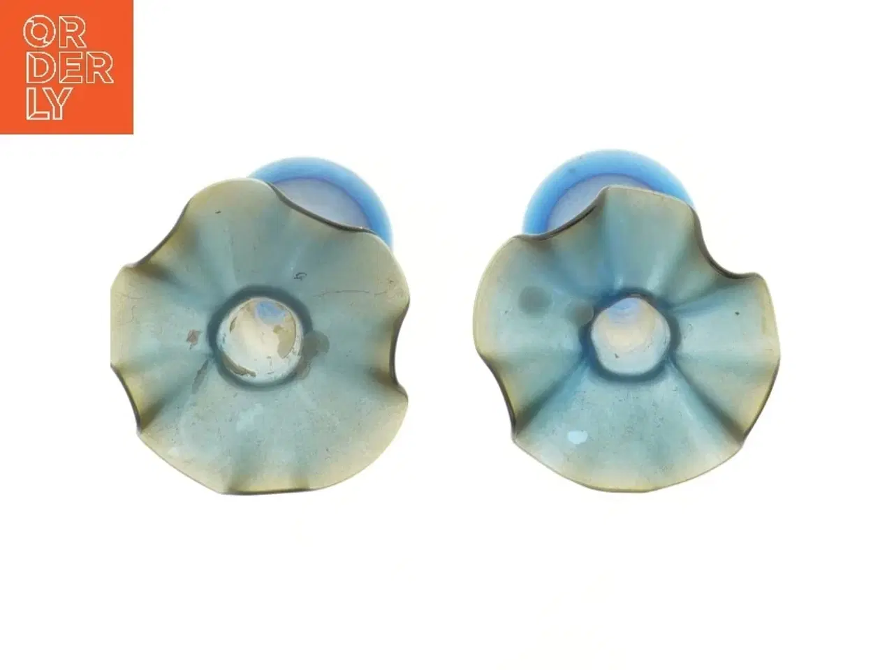Billede 3 - To glasvaser (str. 20 cm)