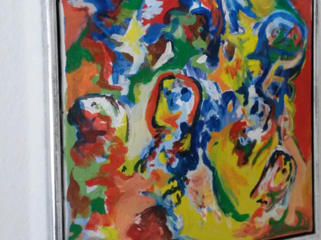 Billede 2 - smukt maleri af finn pedersen på 54-64 cm i flot s