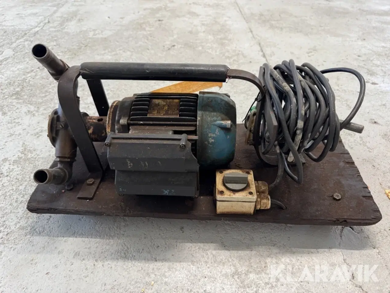 Billede 1 - Elmotor Med Pumpe