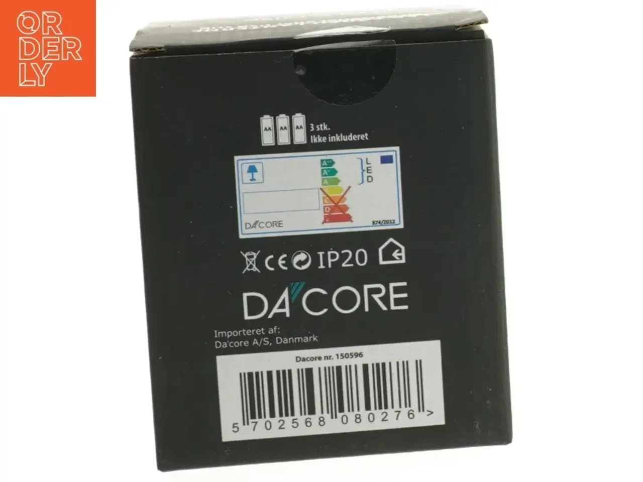 Billede 3 - LED touch lanterne fra Da&#39;core (str. 11 cm)