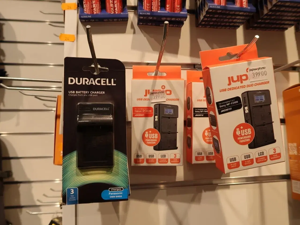 Billede 2 - Div. Ladere JUPIO, DURACELL