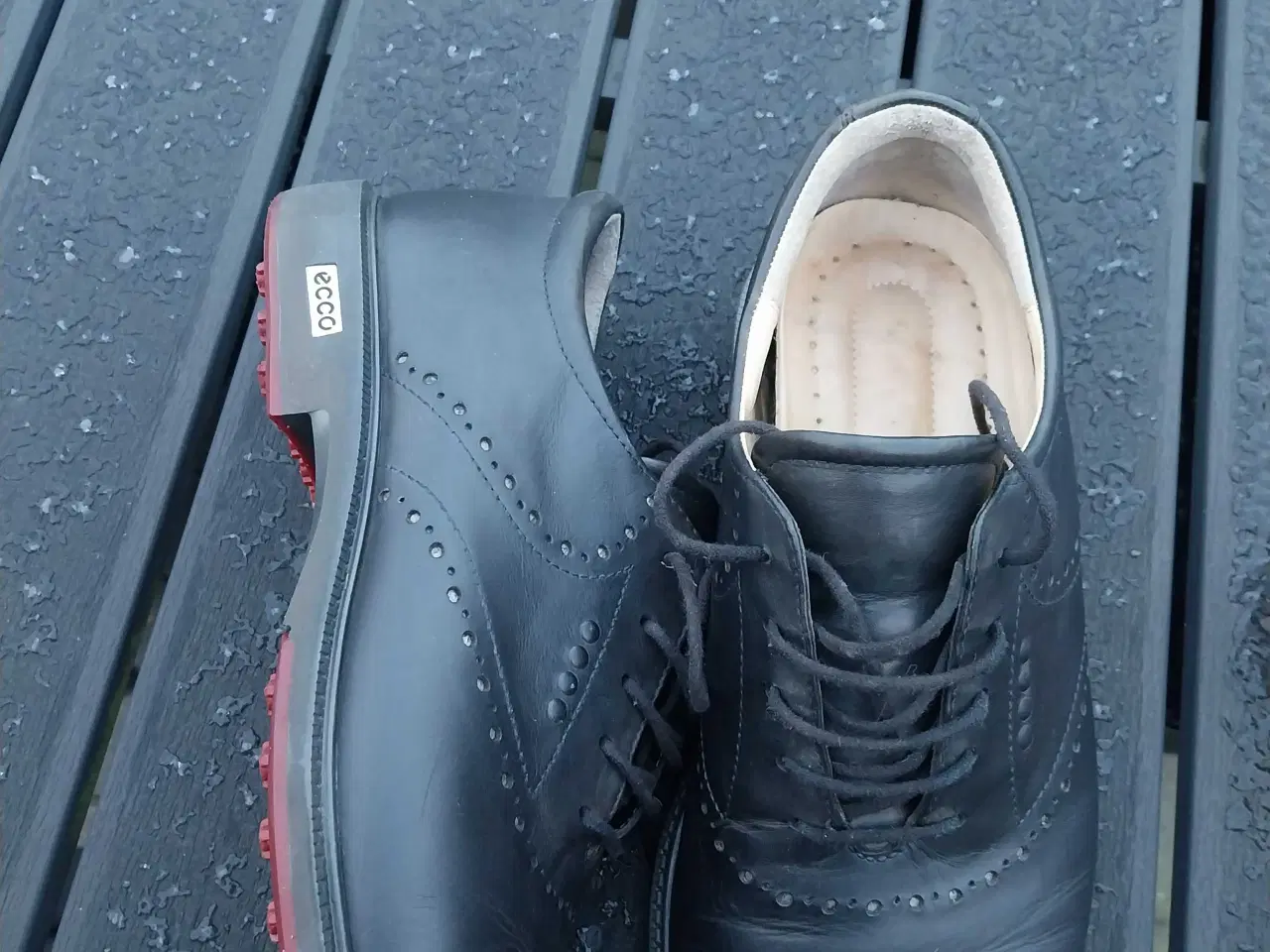 Billede 2 - Ecco Hydro Max str. 42 sorte læder -