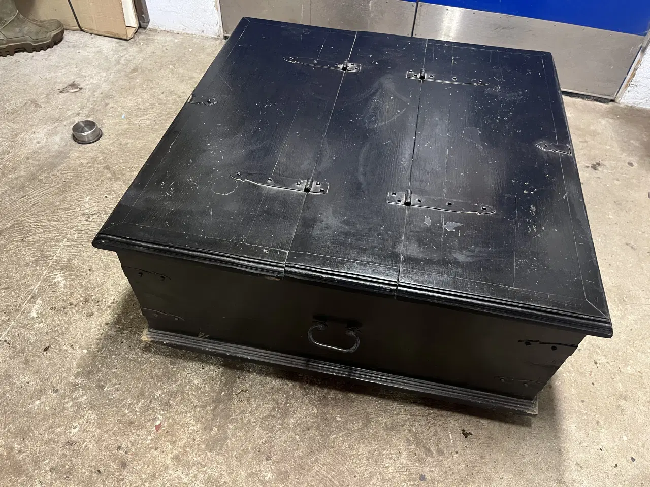 Billede 1 - Gammelt flot træ boks 