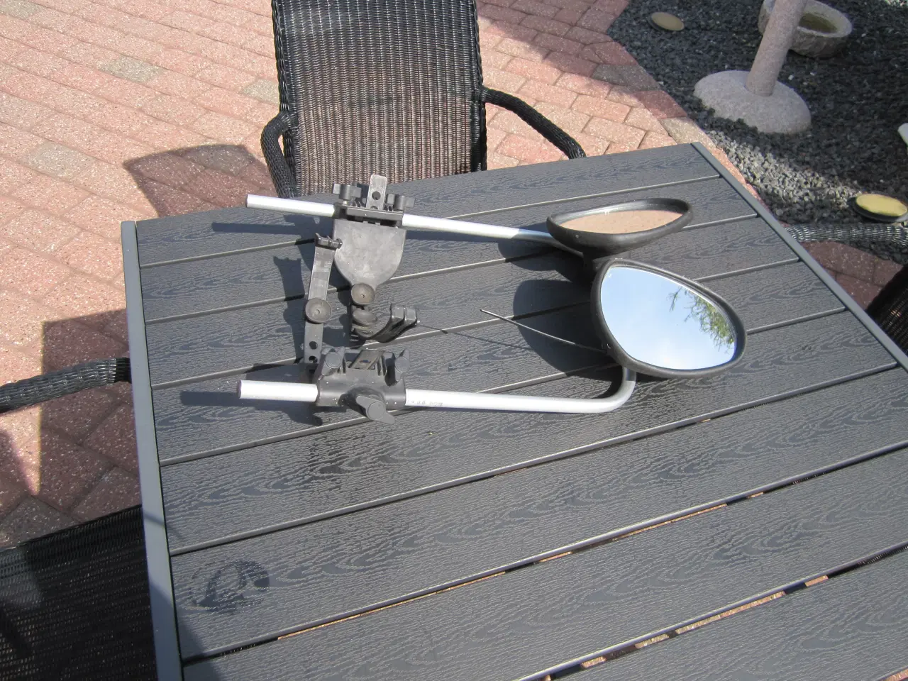 Billede 1 - Campingspejle med kort arm