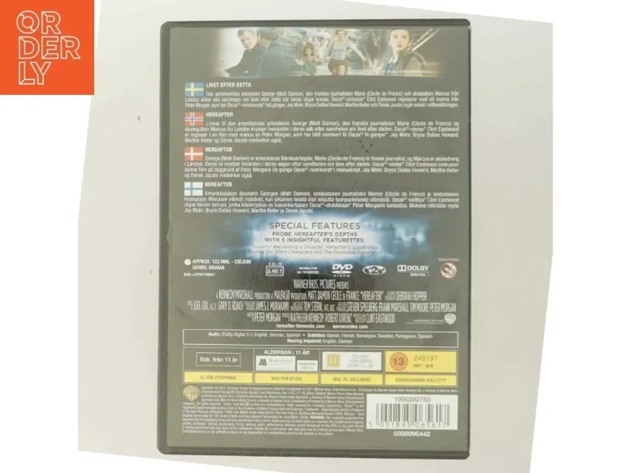 Billede 3 - Hereafter med Matt Damon (DVD)