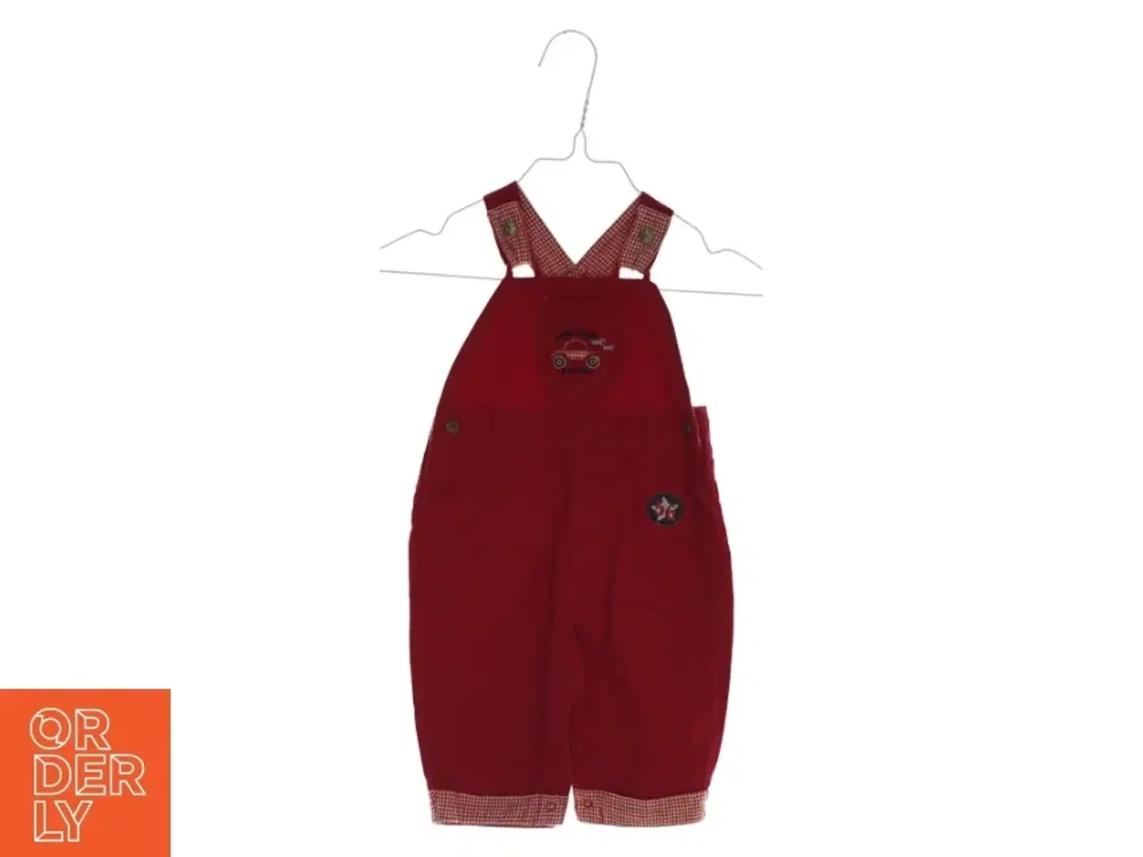 Billede 1 - Overalls i rød (str. 3-6 mdr)