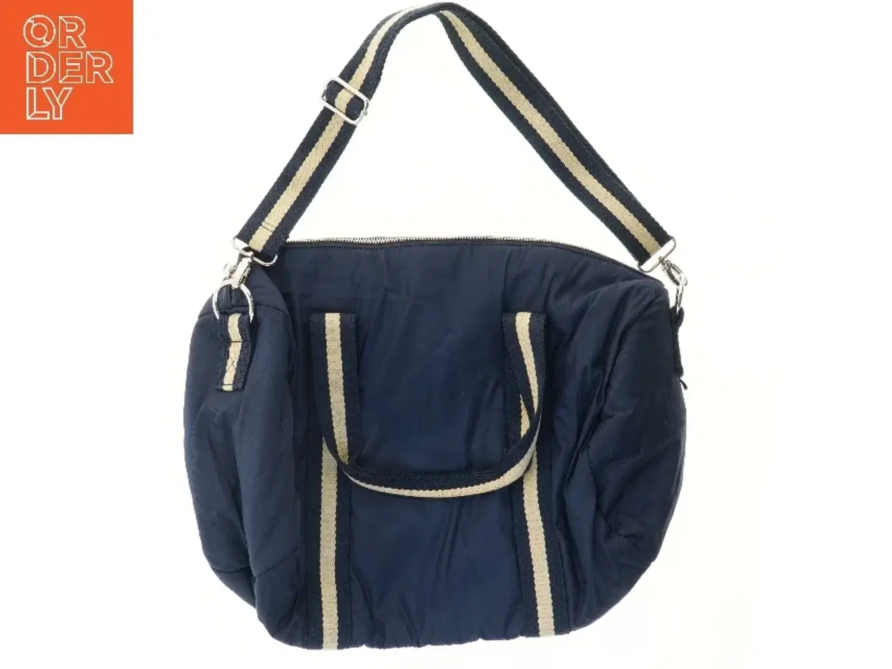 Billede 1 - Blå skuldertaske med stropper fra Molo (str. 50x37 cm)
