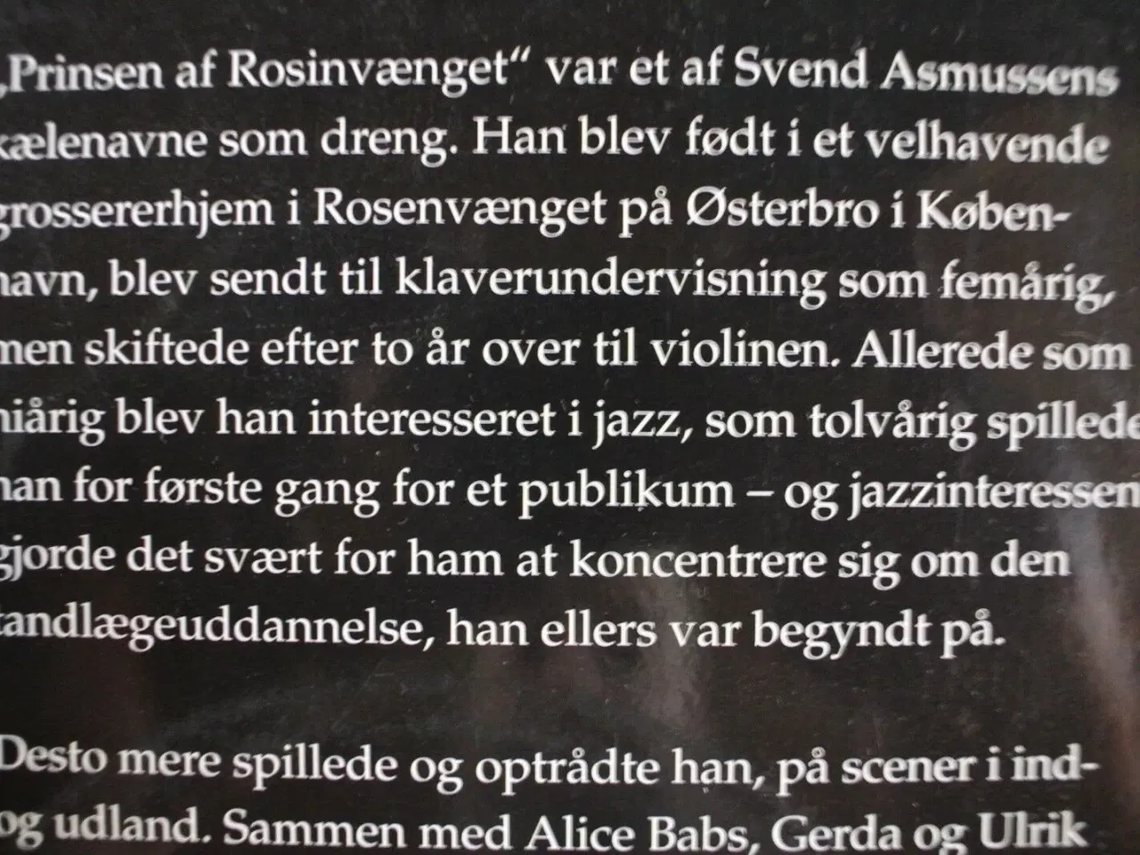 Billede 3 - june nights sven asmussens liv i musik, af svend a