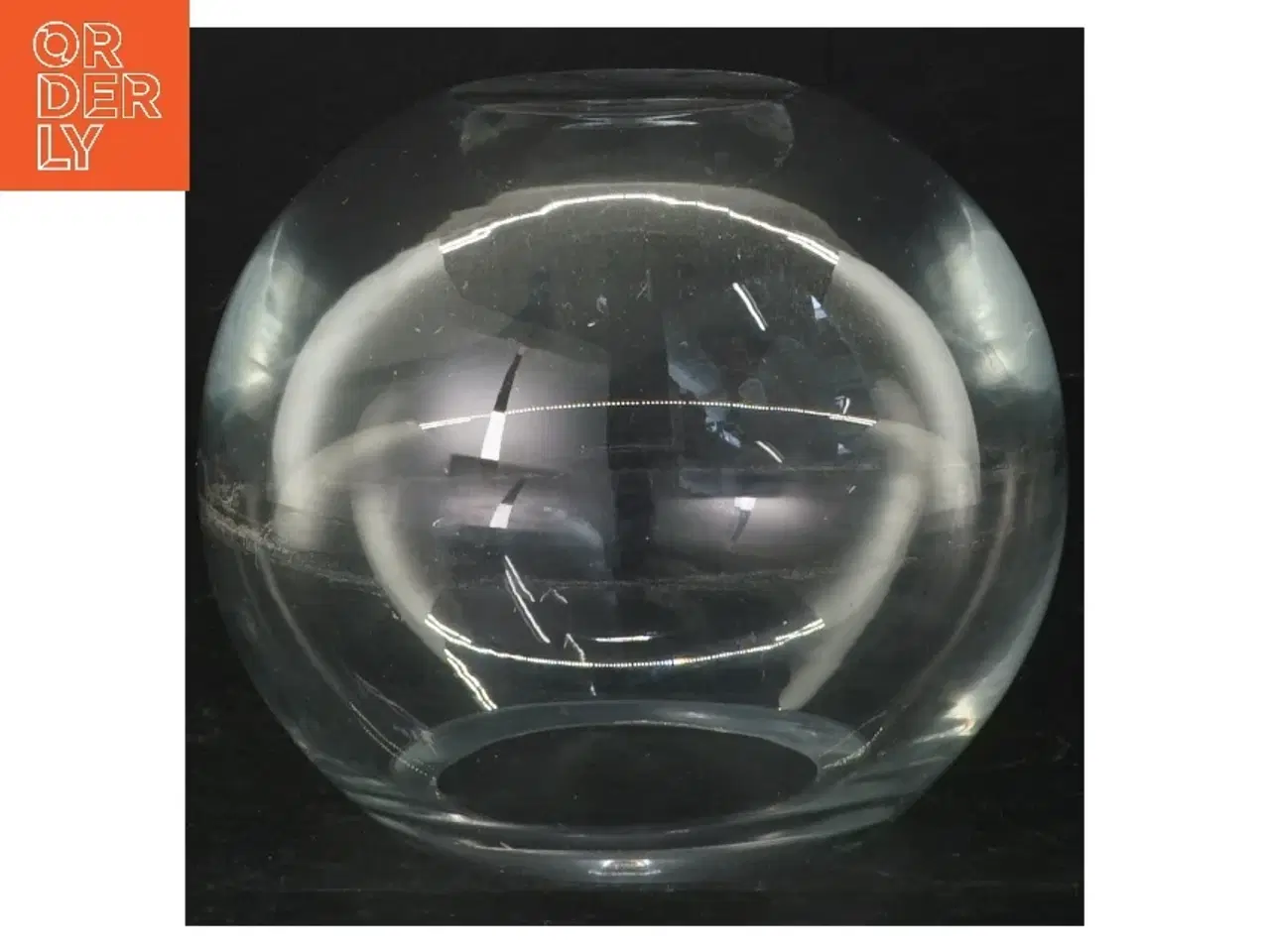 Billede 2 - Rund glas vase/skål (str. Ø 16 cm)