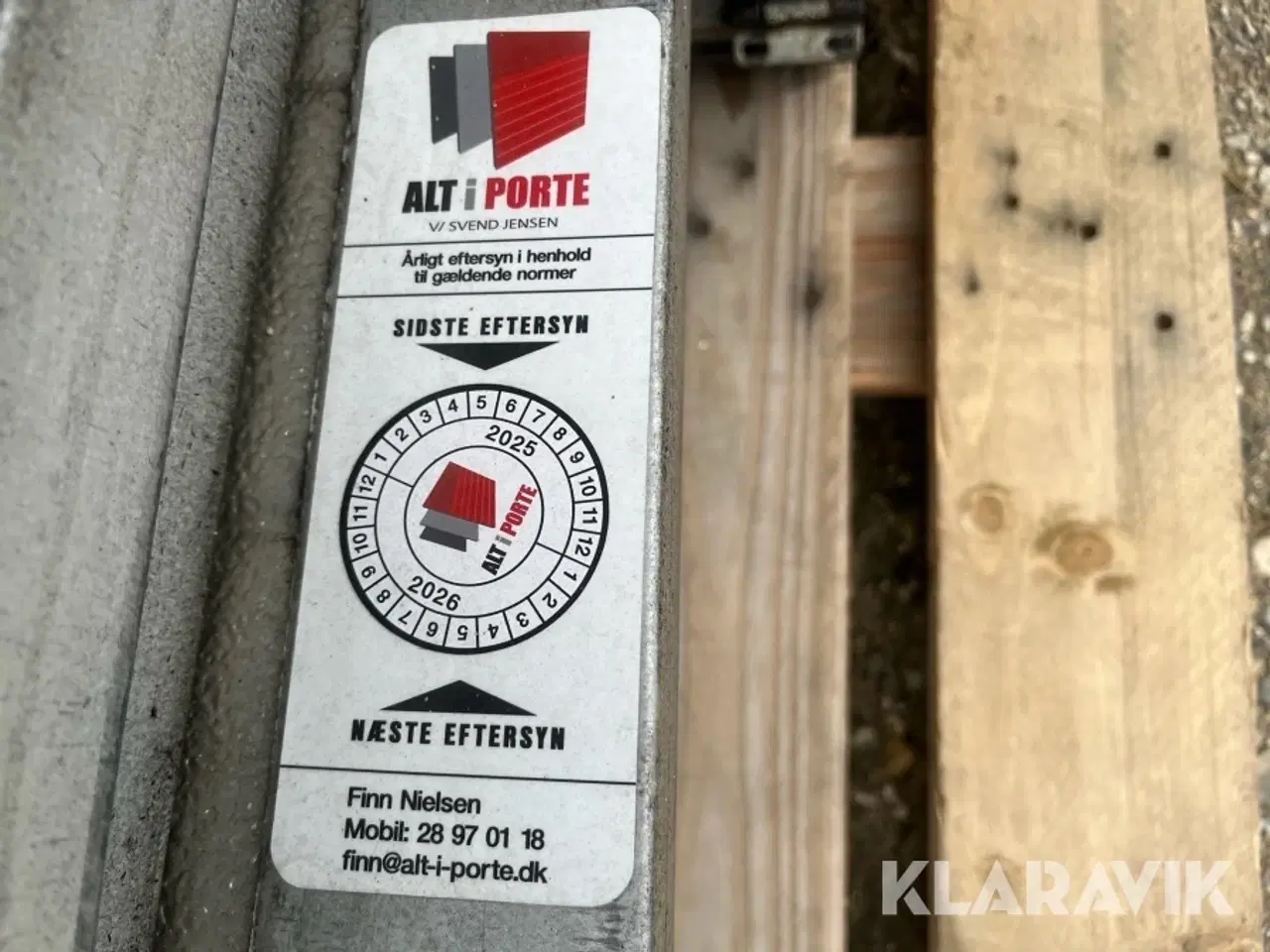 Billede 5 - Porte Faltec 450x400 20styk isolerede med elhejs