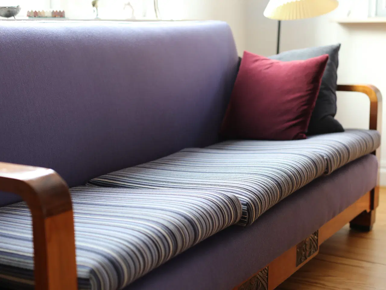 Billede 7 - Sofa + lænestole i ægte, massiv mahogni