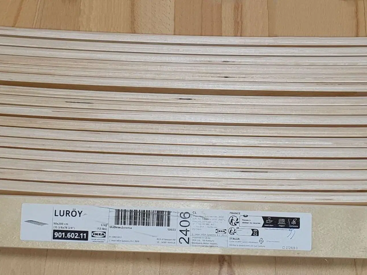 Billede 2 - IKEA LURÖY Lamelbund 90x200cm