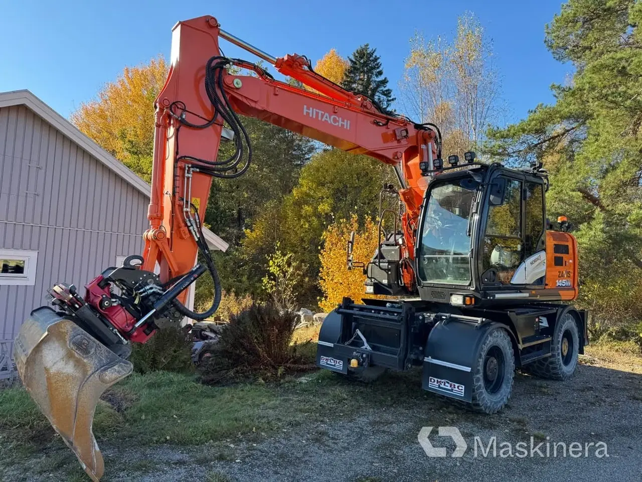 Billede 1 - Hjulgrävare Hitachi ZX145W-6