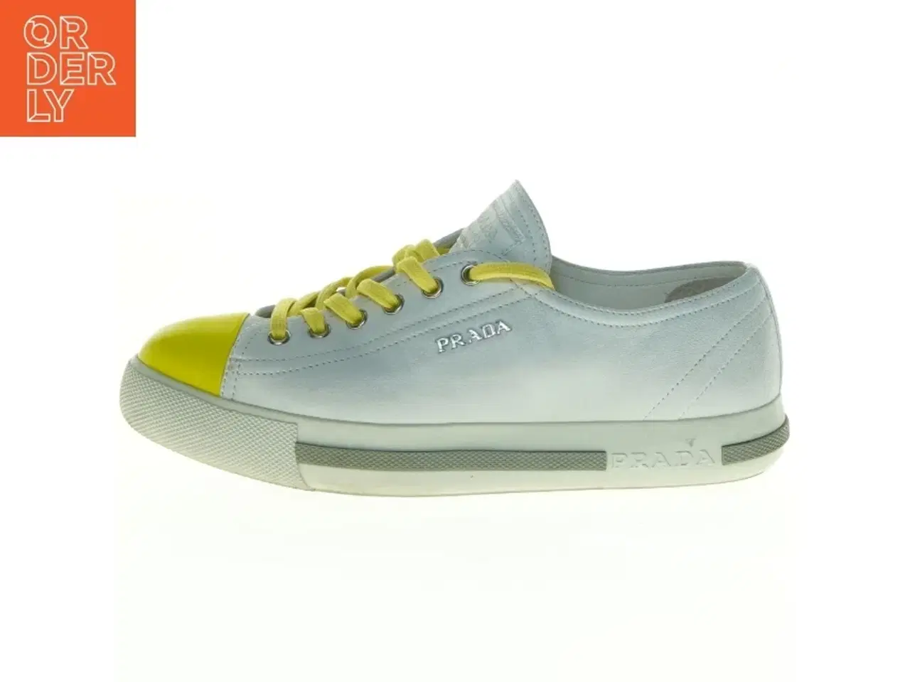 Billede 7 - Prada sneakers med gule snørebånd fra Prada (str. 37)