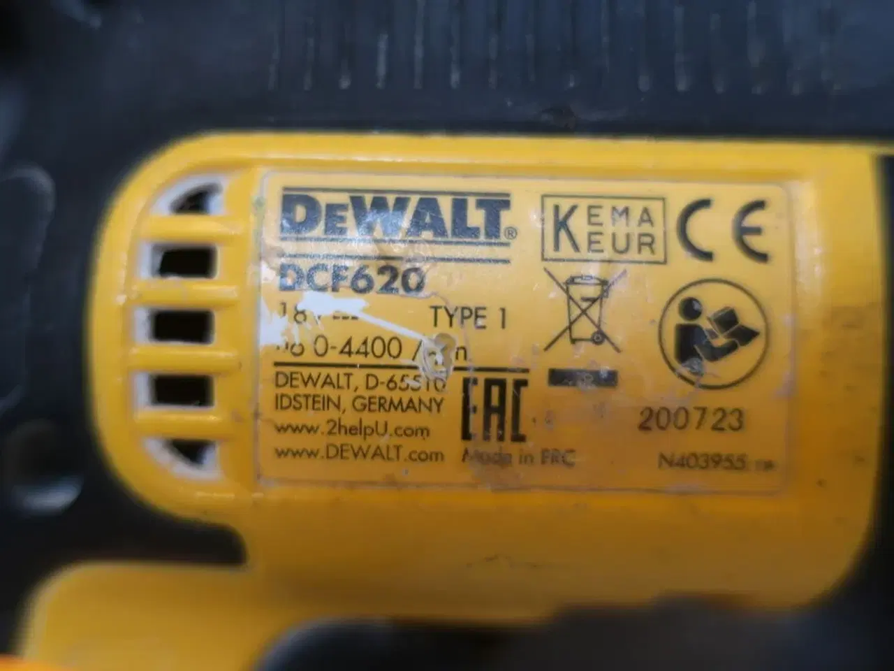 Billede 4 - 5 stk. akku håndværktøj DEWALT