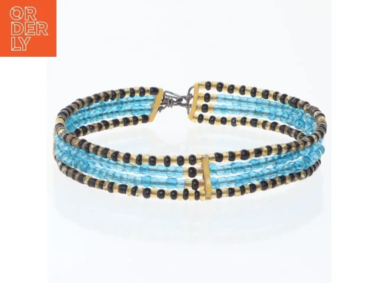 Billede 1 - Perlearmbånd fra Tanzania (str. Ø 6 cm)