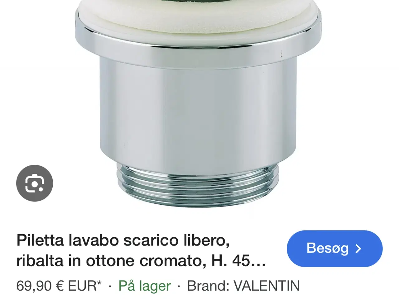 Billede 3 - Forkromet justerbar bundprop