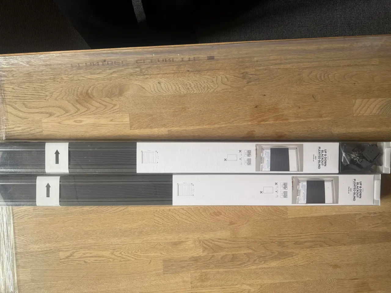 Billede 1 - Mørklægningsplisségardiner 2 stk. 