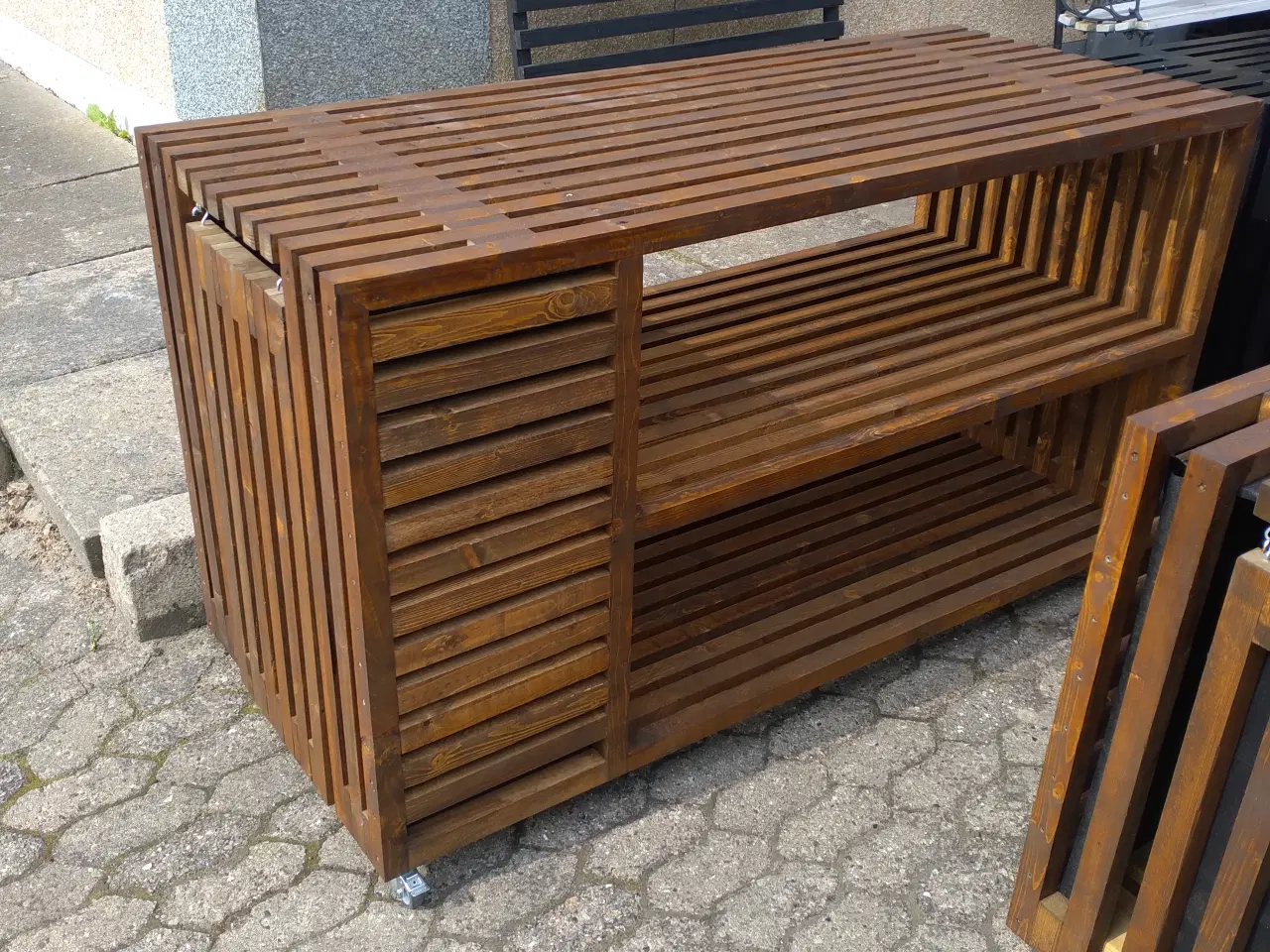 Billede 13 - Grillbord med gas skjuler på mål.