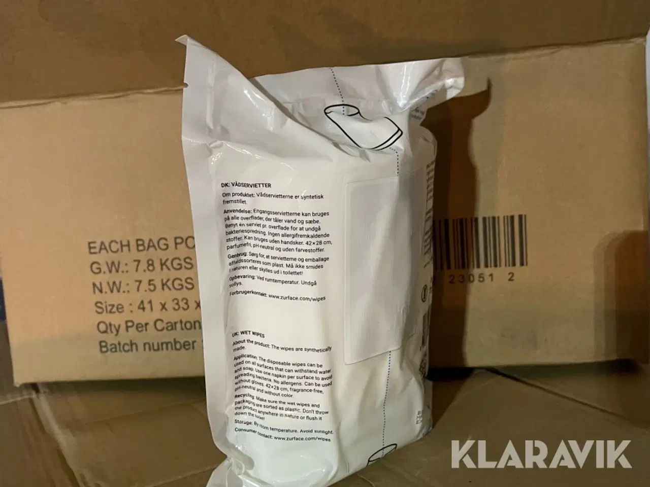Billede 3 - Vådservietter Zurface 432 styk.