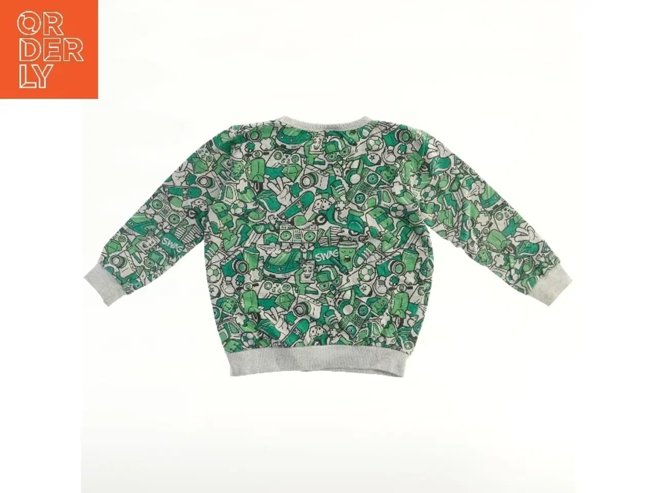 Billede 1 - Børnesweatshirt med tryk fra VRS (str. 110)