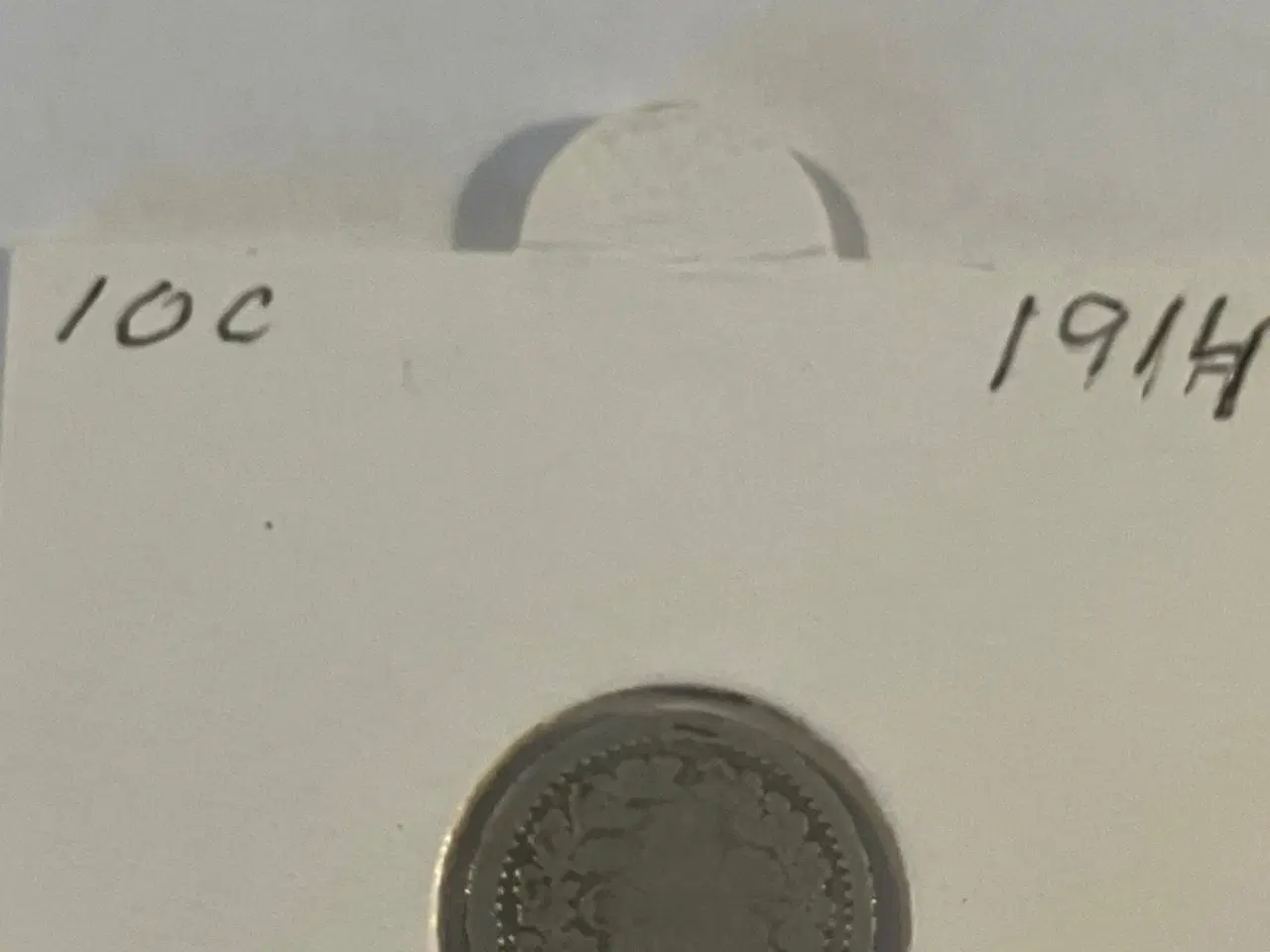 Billede 1 - 10 Cents Netherlands 1914 - Slidt