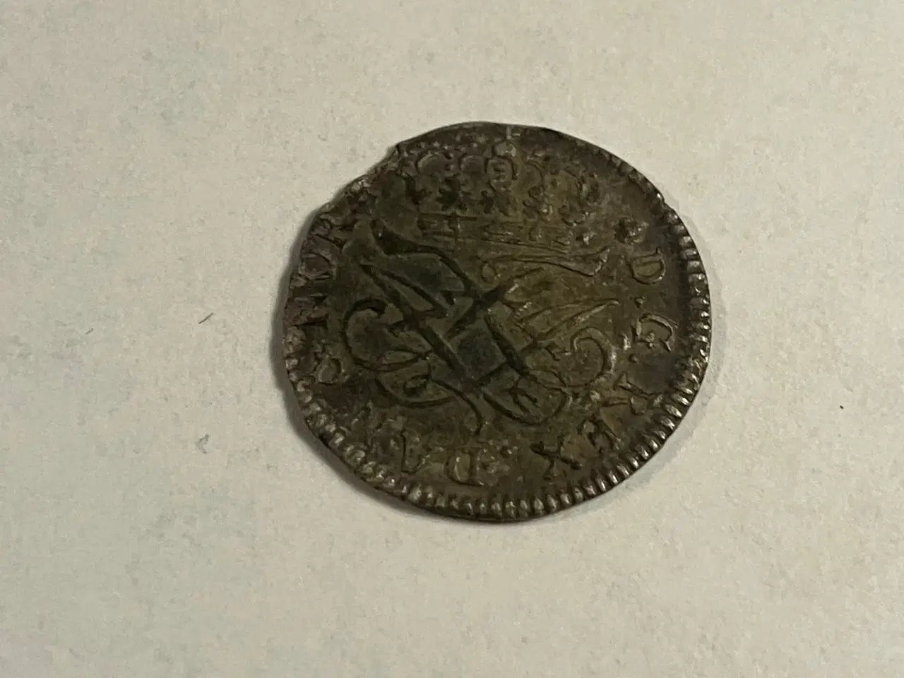Billede 2 - 2 skilling 1715 Denmark