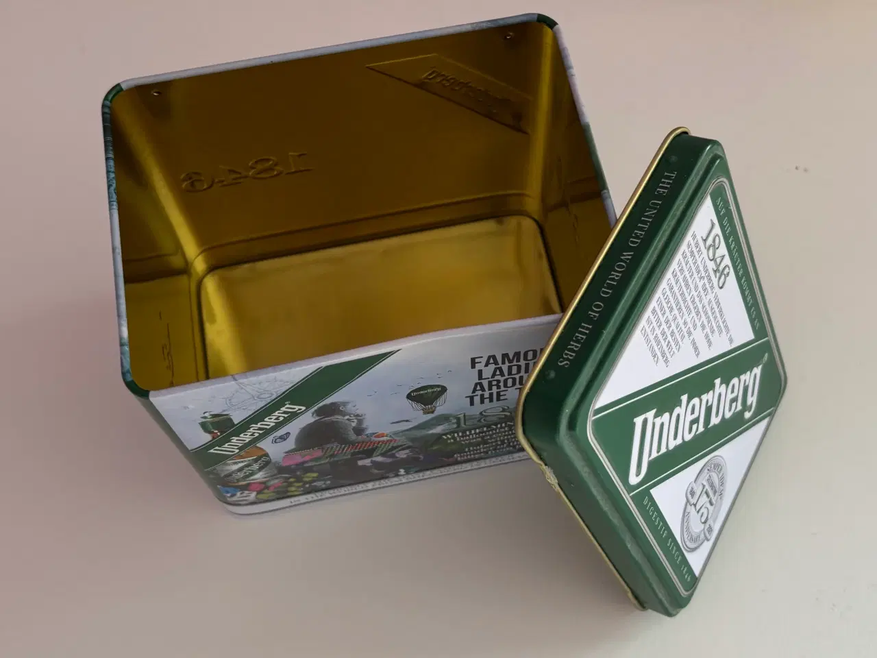 Billede 6 - Underberg metal dåse