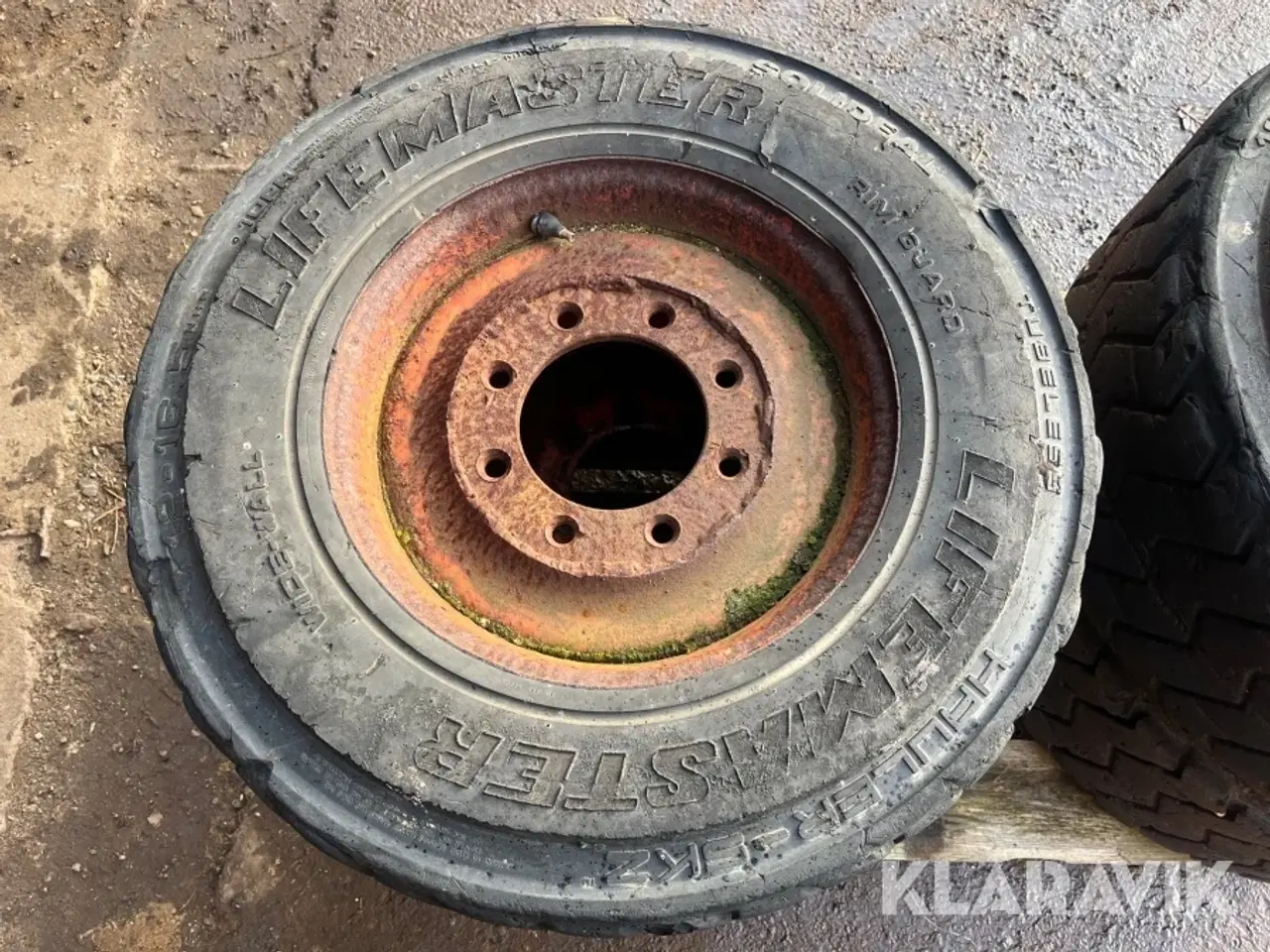 Billede 7 - Massiv dæk med fælg Bobcat 754