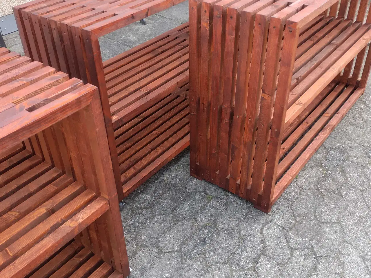 Billede 4 - 38x35 træ. Grill bord med gas skjuler. Mange mulig