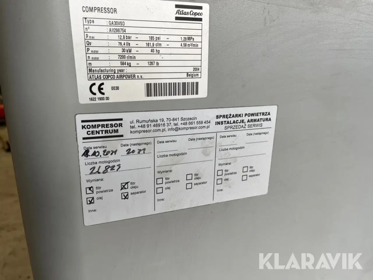 Billede 8 - Kompressorer Atlas Copco GA30VSD