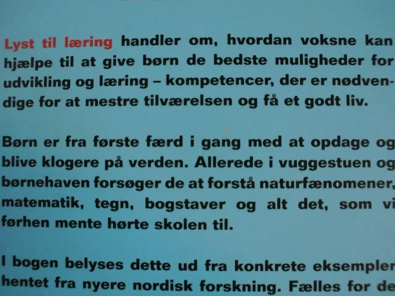 Billede 2 - lyst til læring - om at opdage verden med børn, af