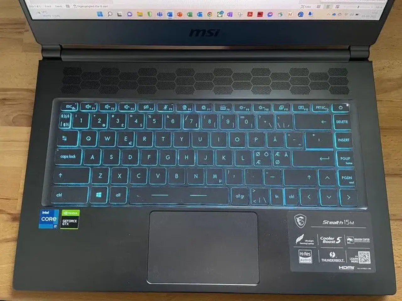Billede 3 - MSI Stealth 15M FHD Gaming laptop