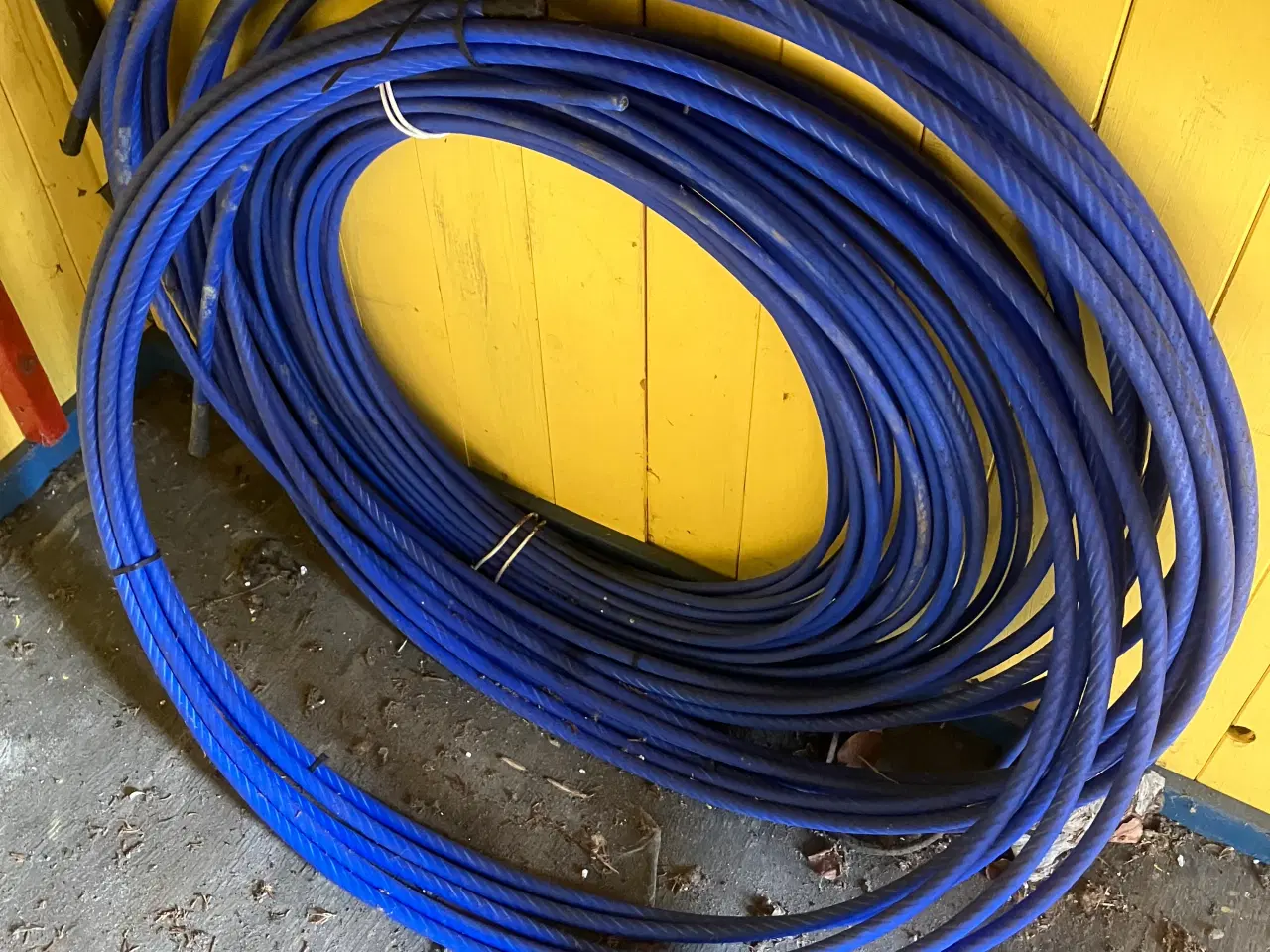 Billede 1 - 14 mm plastbelagt stålwire 3 stk