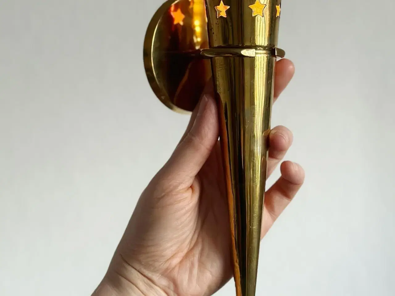 Billede 2 - Messingspyd til ophæng, 3 størrelser, samlet pris