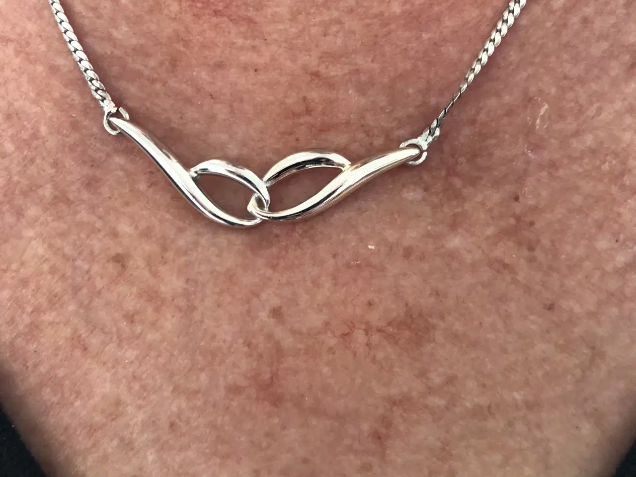 Billede 10 - Smuk halskæde i 925 Sterling sølv