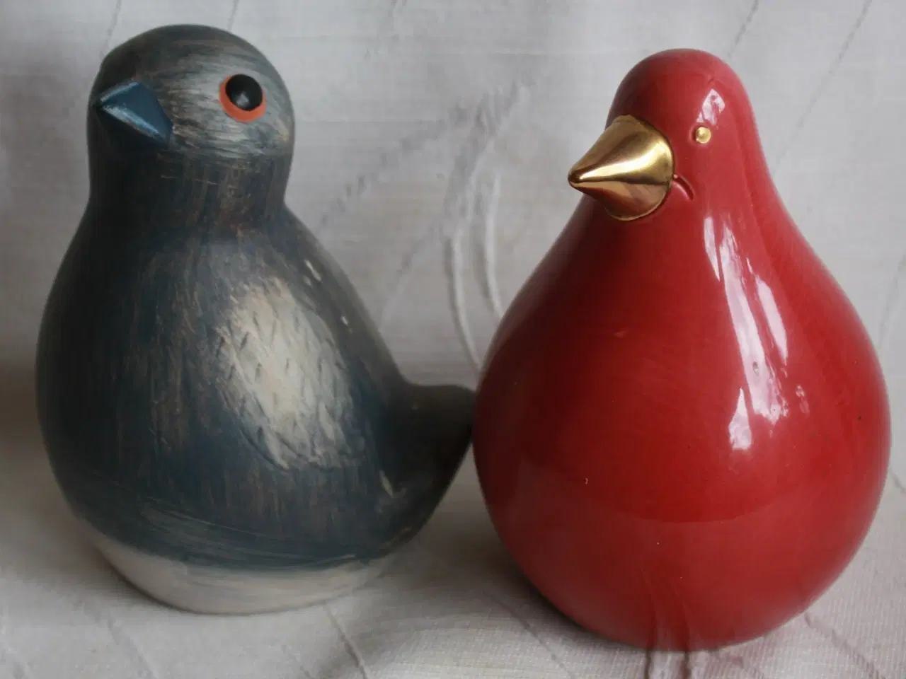 Billede 6 - 2 fugle af keramik