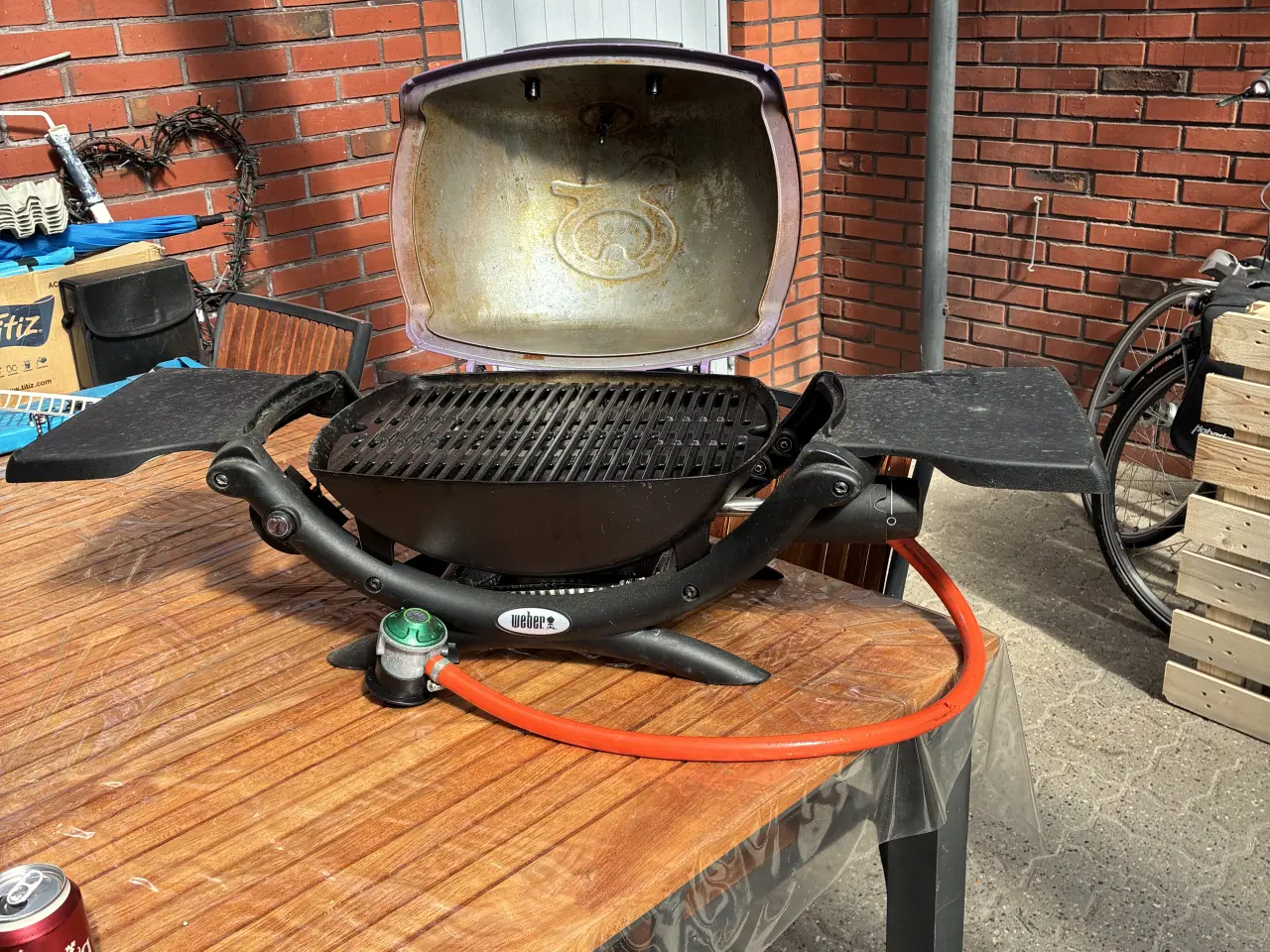 Billede 3 - Bordgrill med afsætningsplader: WEBER