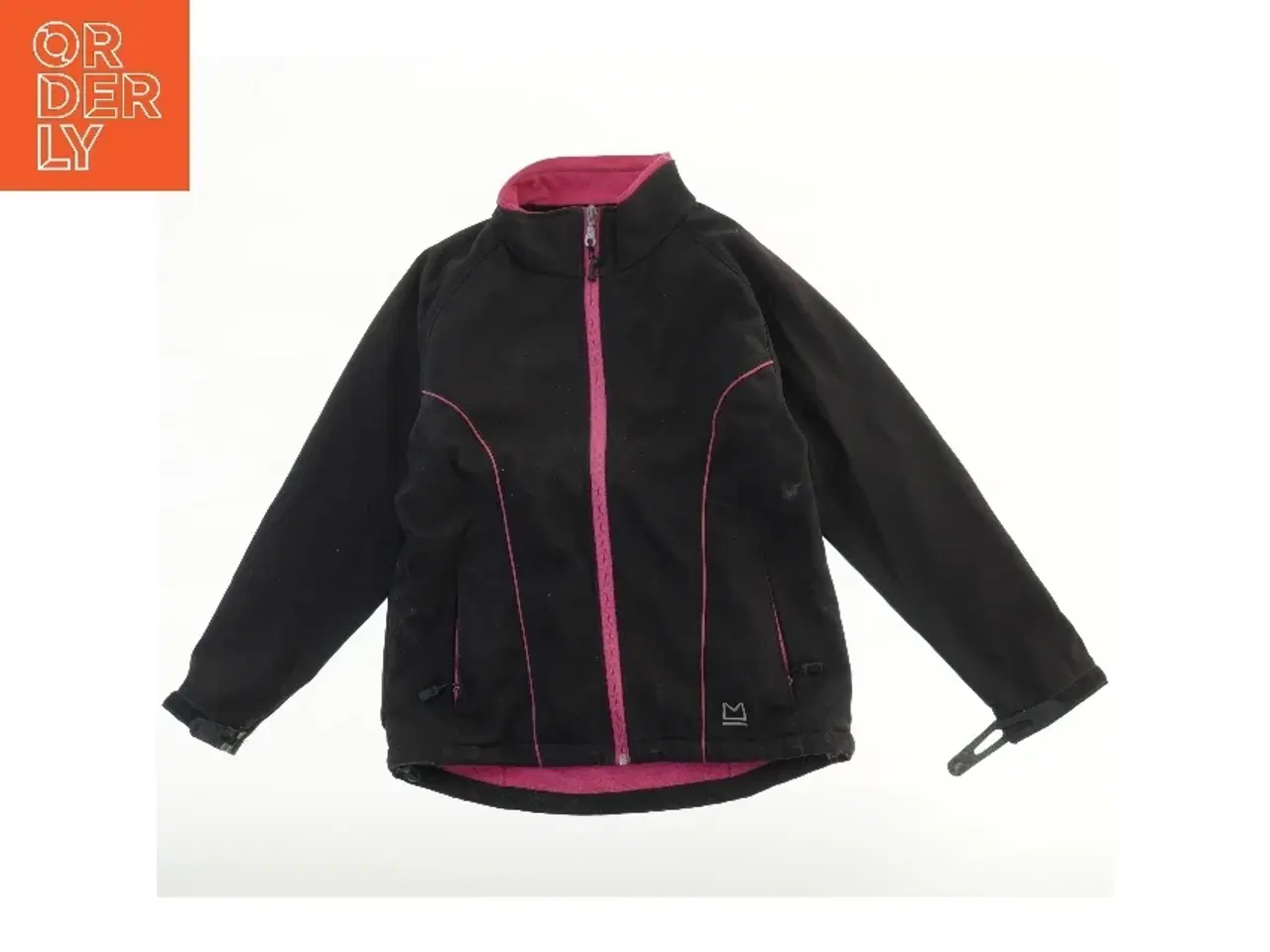 Billede 1 - Sort softshelljakke med pink detaljer fra Master (str.  B 48 L 60 cm)