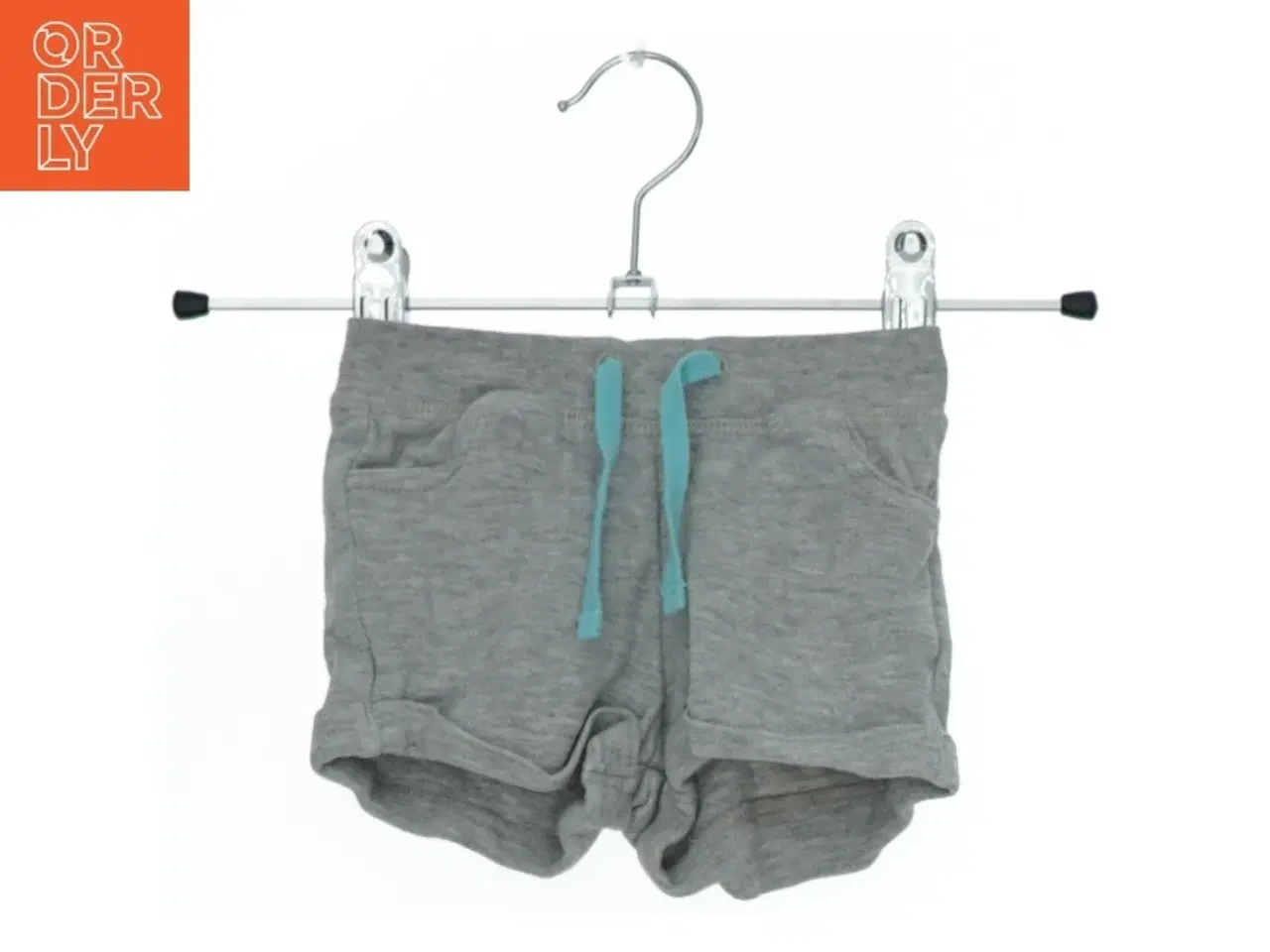 Billede 1 - Grå shorts med turkis snøre fra H&M (str. 56)