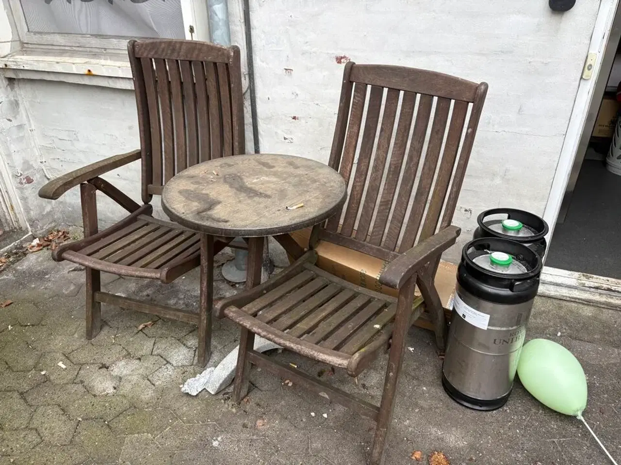 Billede 2 - 2 stk. havestole samt bord