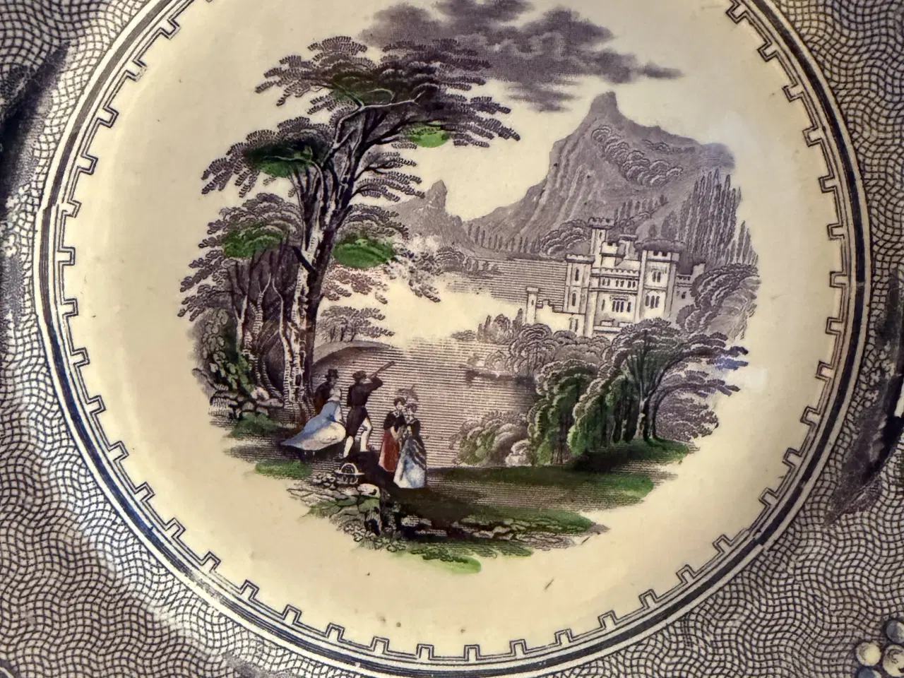 Billede 6 - Antik engelsk tallerkner “Jenny Lind”