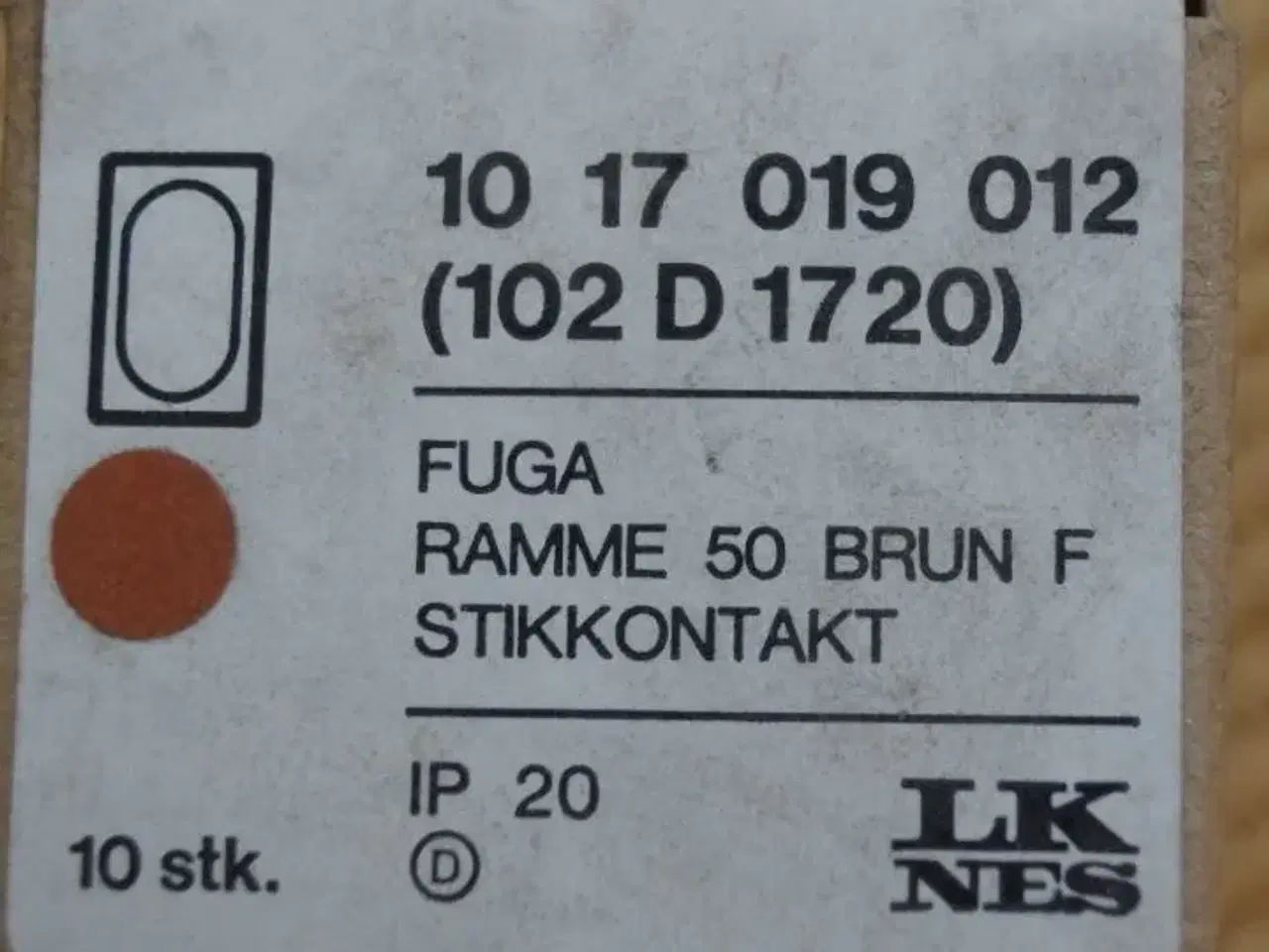 Billede 2 - LK FUGA Brune tangenter og rammer