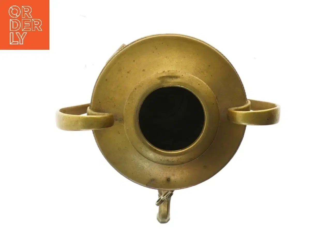 Billede 2 - Antikt samovar vandvarmer (str. 30,5 cm)