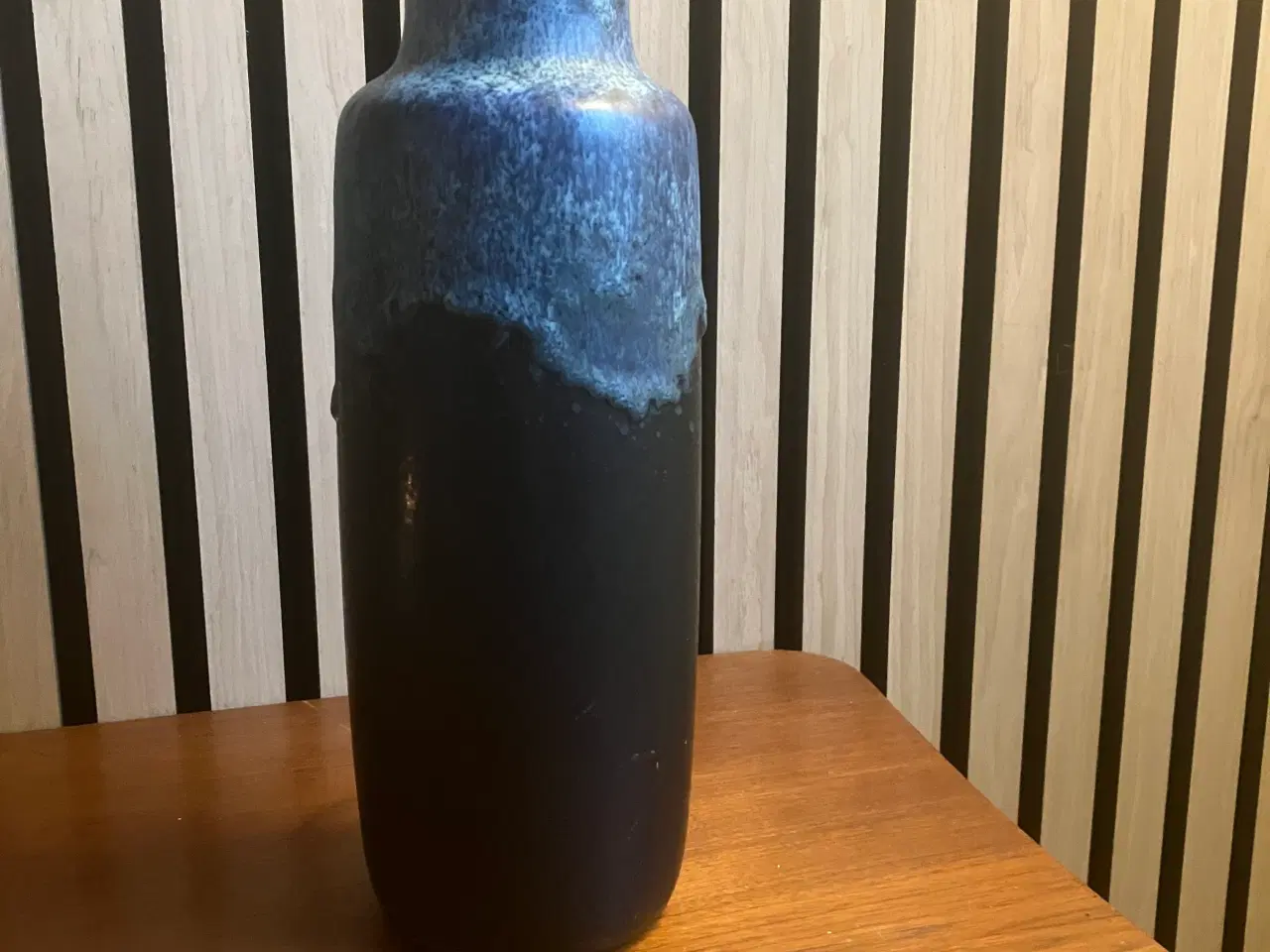 Billede 2 - West Germany keramikvase i blå og sort farve