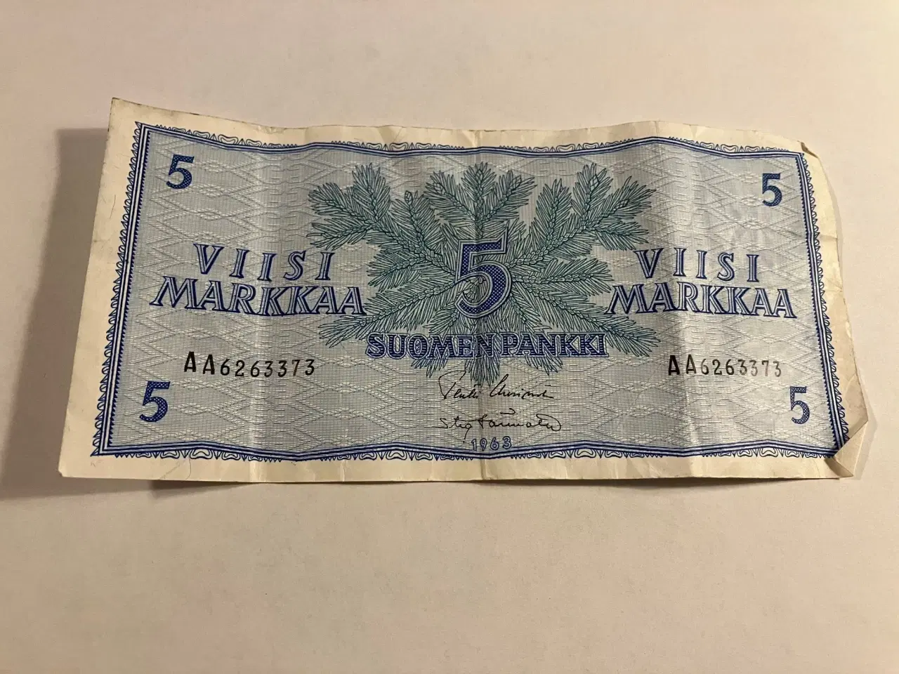 Billede 1 - 5 Markkaa 1963 Finland