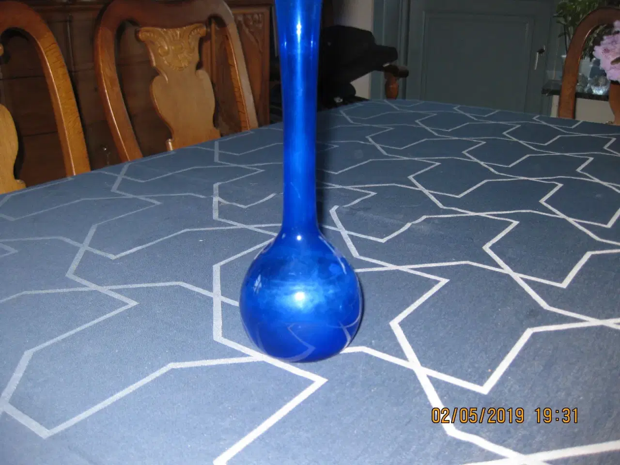 Billede 1 - Blå vase