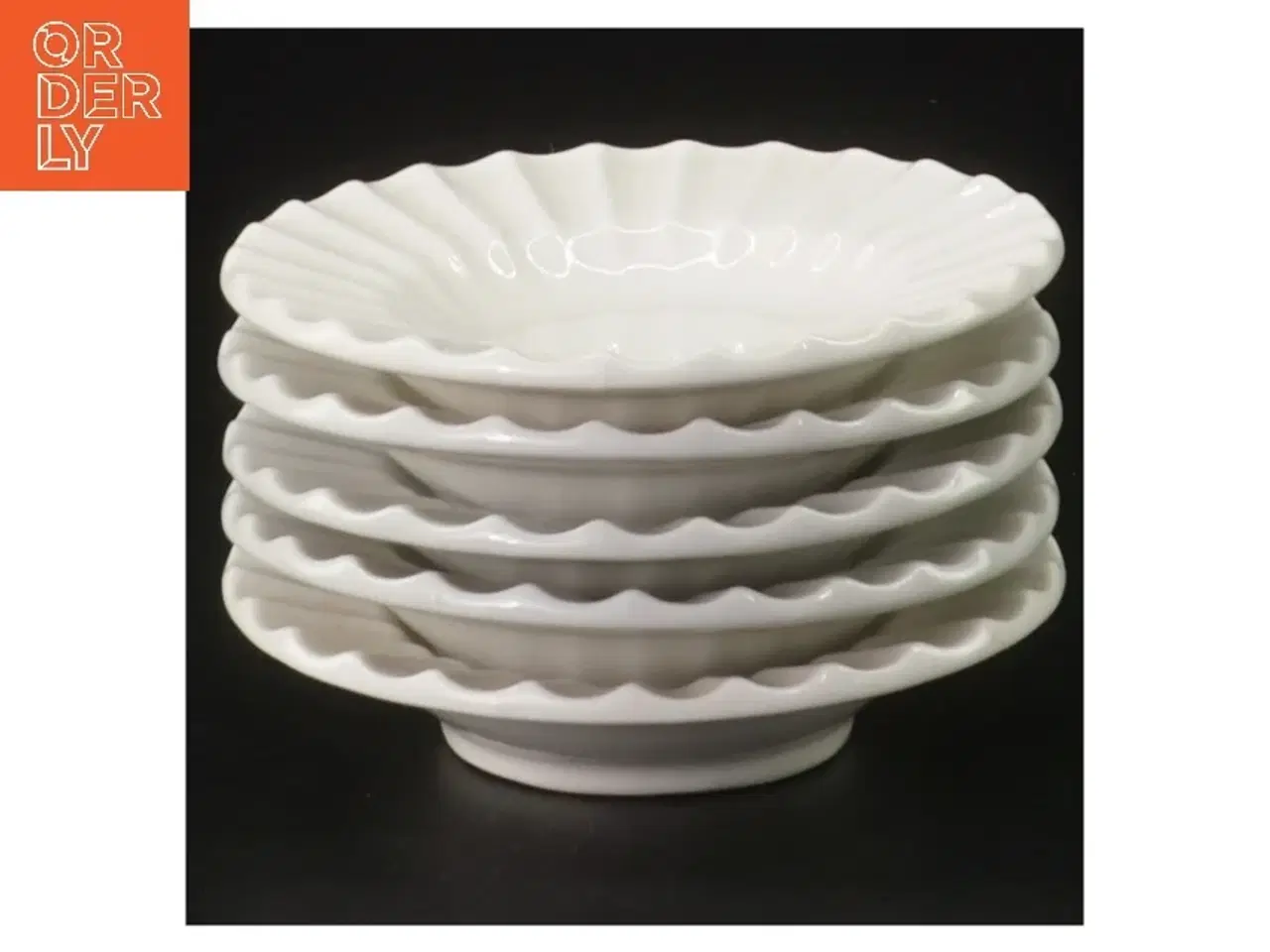 Billede 1 - Lyngby Porcelæn assietter, 5 styk ( ø 8,5 cm)